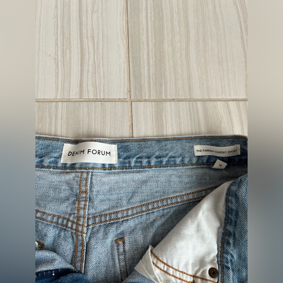 Denim Forum The Farrah Cheeky Short. - Picture 7 of 7